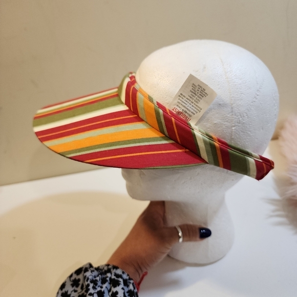 Midwest gloves and gear multicolor stripes visor OS - Picture 3 of 10